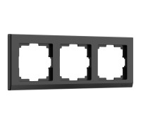 Werkel черный матовый Рамка 3 поста Stark (WL04-Frame-03-BL a029216)