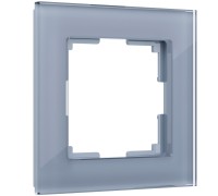Werkel Favorit серое стекло Рамка 1 пост (стар.WL01-Frame-01-GG a030774)
