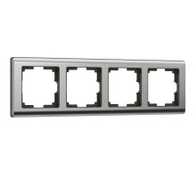 Werkel Metallic никель глянцевый Рамка 4 поста (стар. WL02-Frame-04 a028862)