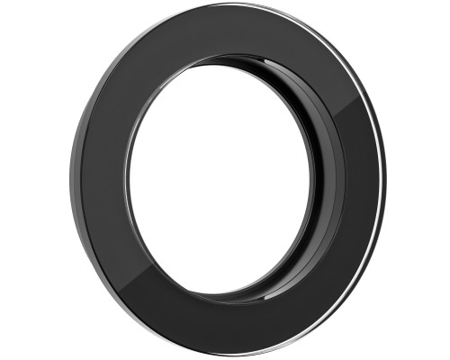 Werkel Ретро черное стекло Рамка 1 пост Favorit Runda (стар.WL21-frame-01 черн a044901)