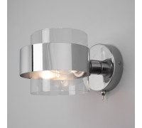 Светильник (бра)  1хЕ14 хром, металл/стекло Eurosvet