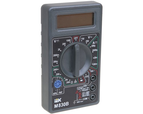 Мультиметр цифровой Universal M830B, ИЭК (TMD-2B-830)