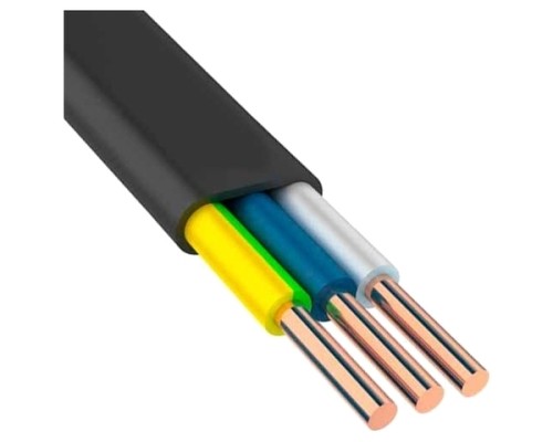 ВВГнг(А)-LS 3х  4 (N,PE) 0,66 кВ кабель плоский ГОСТ