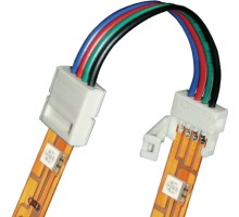 Лента LED Коннектор RGB шнур 5050/10мм Uniel