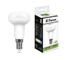 Лампа LED R50 7Вт 230В 4000К E14 LB-450 Feron