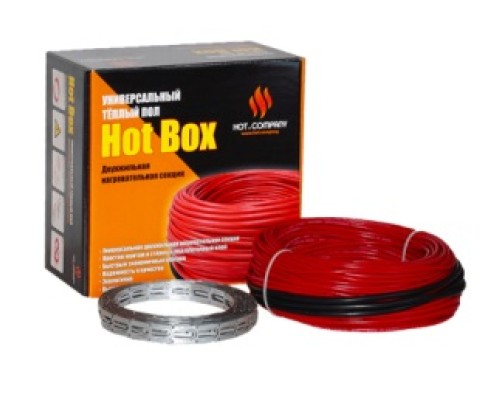 Теплый пол Греющий кабель HotBox-2.5-500 (2.5-4.2 м² 500 вт. 25 м. крепеж)