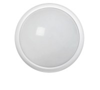 Светильник LED ДПО(ДБП) 3030D с датчиком движения 12Вт. белый, круг. пластик, 4500K 960Лм, IP54, ИЭК