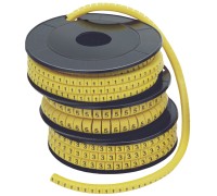 ИЭК Маркер МК-"1" желтый 1,5-4 мм² (500шт/упак)