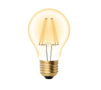 Лампа LED шар(G80) Е27  4Вт 2700К теплый филамент GOLDEN GLV21GO Uniel Vintage