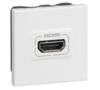 Mosaic New Розетка HDMI, белый (2 мод.)