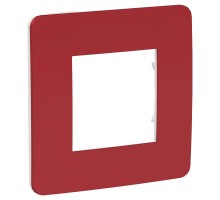 Unica New красный/белый Рамка 1 пост Studio Color