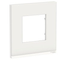 Unica New белое стекло/белый Рамка 1 пост Pure