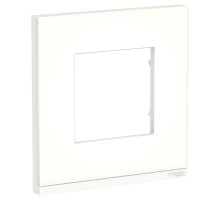 Unica New матовое стекло/белый Рамка 1 пост Pure