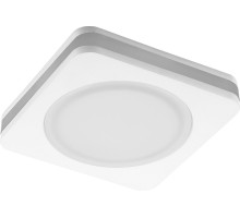 Светильник LED 7вт белый, квадратный Feron AL601 Øотв.55
