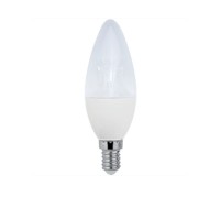 Лампа LED свеча(C37) Е14  8Вт 4200K candle Premium Ecola