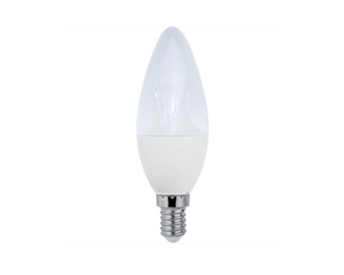 Лампа LED свеча(C37) Е14  8Вт 4200K candle Premium Ecola