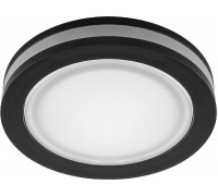 Светильник LED 7вт черный, круглый Feron AL600 Øотв.55