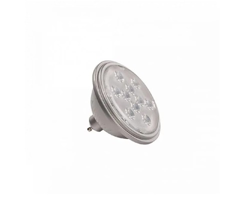 Лампа LED MR16 ES111 GU10 7,3Вт 3000K 230V, серебристый корпус SLV