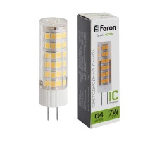 Лампа LED G4  7Вт 4000К 220V LB-433 Feron