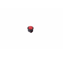 Кнопка-выключатель клавишный круглый 250V 6А (2с) ON-OFF красный  REXANT