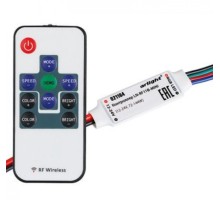 Контроллер LN-RF11B-MINI-RGB 12-24V, 3x2A, ПДУ Карта 11 кн. (40х12х5мм) Arlight допродажа