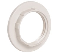 Кольцо абажурное для патрона Е14 пластик белый 71 615 NLH-PL-Ring-E14