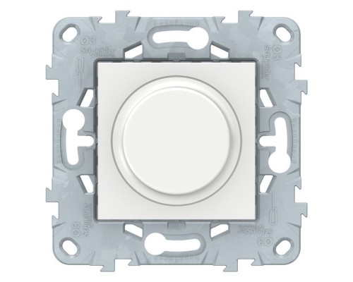 Unica New белый Светорегулятор (диммер) для LED, поворотно-нажимной, 5-200Вт
