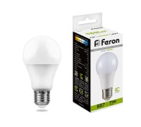 Лампа LED шар(A60) Е27  7Вт 4000К 230V LB-91 Feron