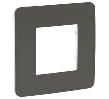 Unica New дымчато-серый/белый Рамка 1 пост Studio Color