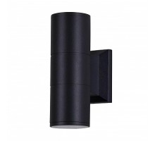 Настенный светильник Bowery, 2хGU10, IP54, черный/металл (64х180х115) Maytoni