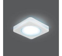 Светильник LED Backlight 8Вт 4000К квадарт, белый, акрил/алюм IP20 (80х40) Gauss