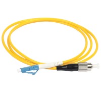 ITK Патч-корд  Оптический коммутационный переходной шнур для одномодового кабеля (SM), 9/125 (OS2), FC/UPC-LC/UPC, (Simplex), LSZH, 2м