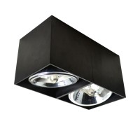 Светильник потолочный Box sl2, 2хG9, IP20, черный, металл (240х120х120) Zumaline