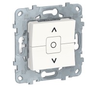 Unica New белый Выключатель для жалюзи, двухклавишныйавишный, сх. 4