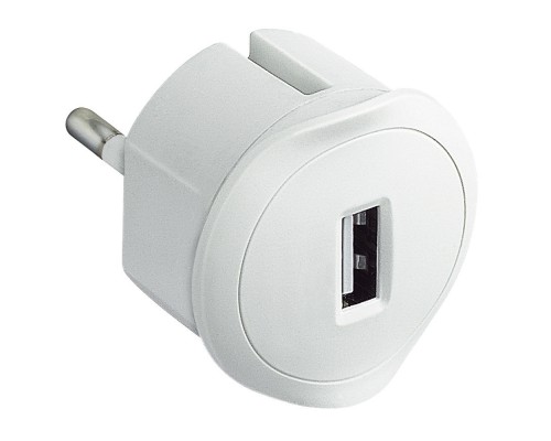 Legrand Бел Блок питания USB д/зарядки 1.5А (вставка в розетку)