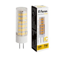 Лампа LED G4  7Вт 2700К 220V LB-433 Feron