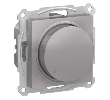 AtlasDesign алюминиевый Светорегулятор (диммер), поворотно-нажимной, универсальный 20-630 Вт/10-315 Вт