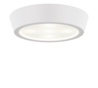 Светильник LED потол. Urbano 10Вт, IP65, 3000К, 1175Лм, белый, металл круглый (150х25) Lightstar