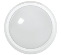 Светильник LED ДПО(ДБП) 4001 8Вт. белый, круг. пластик, 4000K IP54, ИЭК