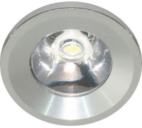 Светильник LED встр. G770, 1W, 6500К, алюм, металл Feron