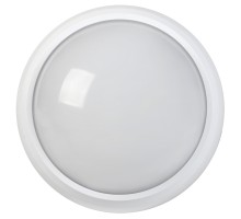 Светильник LED ДПО(ДБП) 5001 8Вт. белый, круг. пластик, 4000K IP65, ИЭК