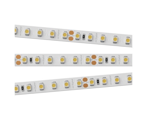 Лента LED 24V,  9.6Вт/м, 50м, 3800-4200K, IP20, 3528/120, мин. 50мм (8мм, 1 ряд) CRI>85 Arlight