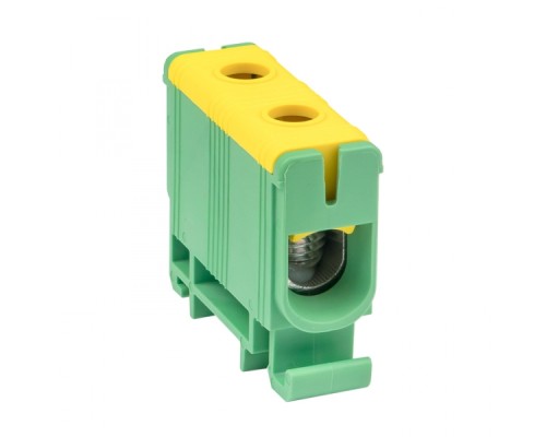 Распределительный блок на DIN-рейку КСВ 16-50 кв.мм желто-зеленый (аналог РБД) EKF