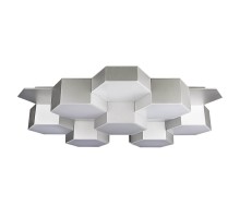 Светильник LED потол. (люстра) Favo,  80W, 4000К, серебро/белый, стекло/металл Lightstar