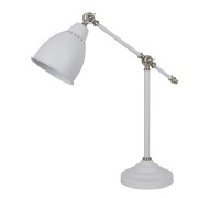 Светильник наcтольный Braccio, E27, белый, металл Arte Lamp