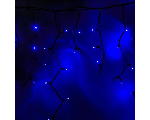Гирлянда (бахрома) IP67 4.0х0.6м  синий пост. свечение, соед до 50м Айсикл Neon-Night
