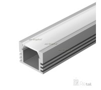Профиль для ленты накладной 16х12мм 2,0м PDS-S-2000, алюм. Arlight