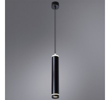 Светильник LED подвес. (люстра) Altais, 12W, 4000К черный, металл Arte Lamp