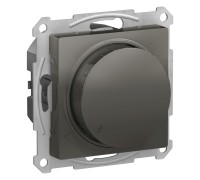 AtlasDesign сталь Светорегулятор (диммер), поворотно-нажимной, универсальный 10-315 Вт