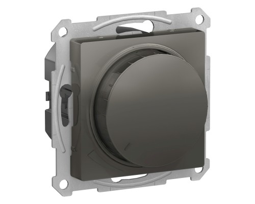 AtlasDesign сталь Светорегулятор (диммер), поворотно-нажимной, универсальный 10-315 Вт
